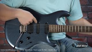 Video thumbnail for Ernie Ball Music Man Luke III HSS - Bodhi Blue by N Stuff Music