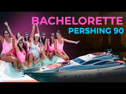 Yacht Rental Miami Bachelorette Party | Pershing 90