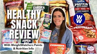 Healthy Snack Review | Trying New Healthy Low Point Foods | WeightWatchers Points, Calories & Macros