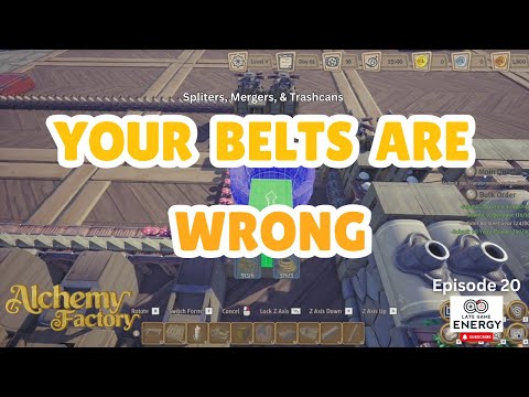Fixing Belts, Waste, and Bottlenecks (Advanced Factory Tips) | Alchemy Factory