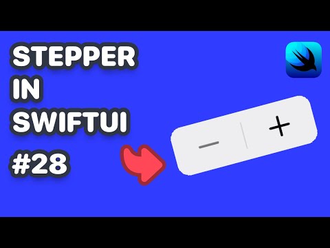 How To Use Stepper SwiftUI (SwiftUI Stepper, SwiftUI Plus Minus, Swift UI Stepper Example) thumbnail