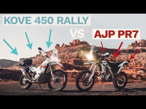 Kove 450 Rally vs. AJP PR7 – Vergleich im Alltag