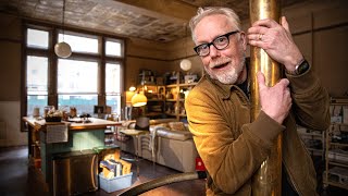Adam Savage Tours the Ghostbusters Firehouse Upstairs Set!