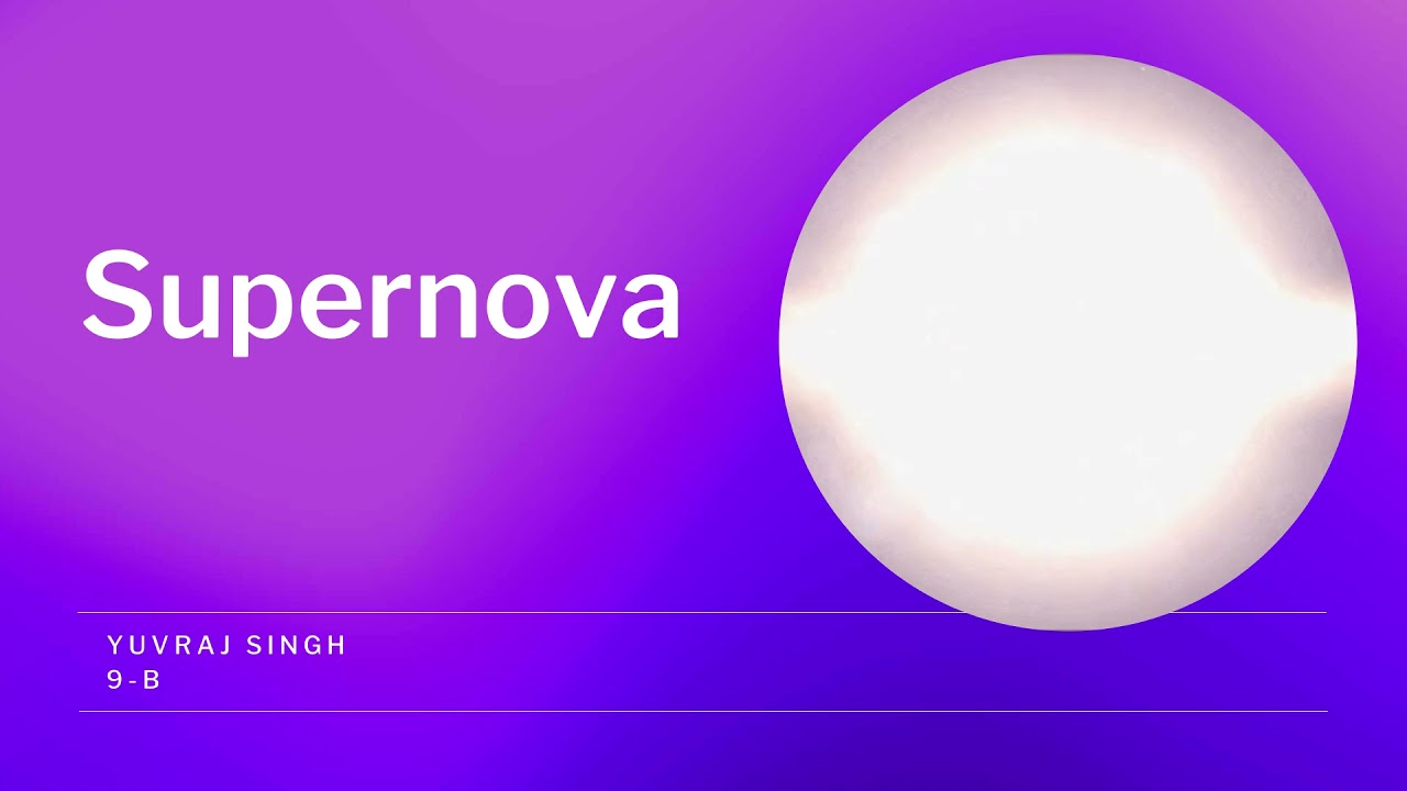 Supernova ppt video. #Stars #Supernova