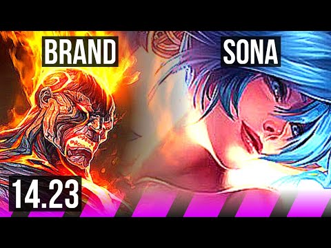 BRAND & Draven vs SONA & Lucian (SUP) | KR Diamond | 14.23