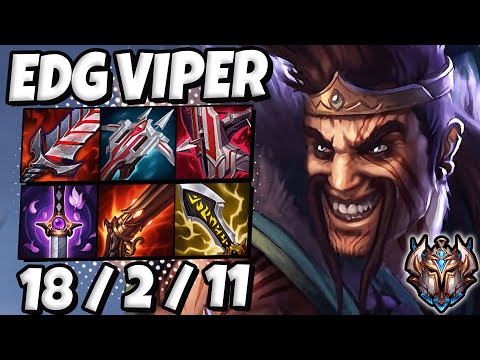 Draven vs Lucian ADC [ EDG Viper ] Ranked Challenger EUW Patch 11.20 ✅