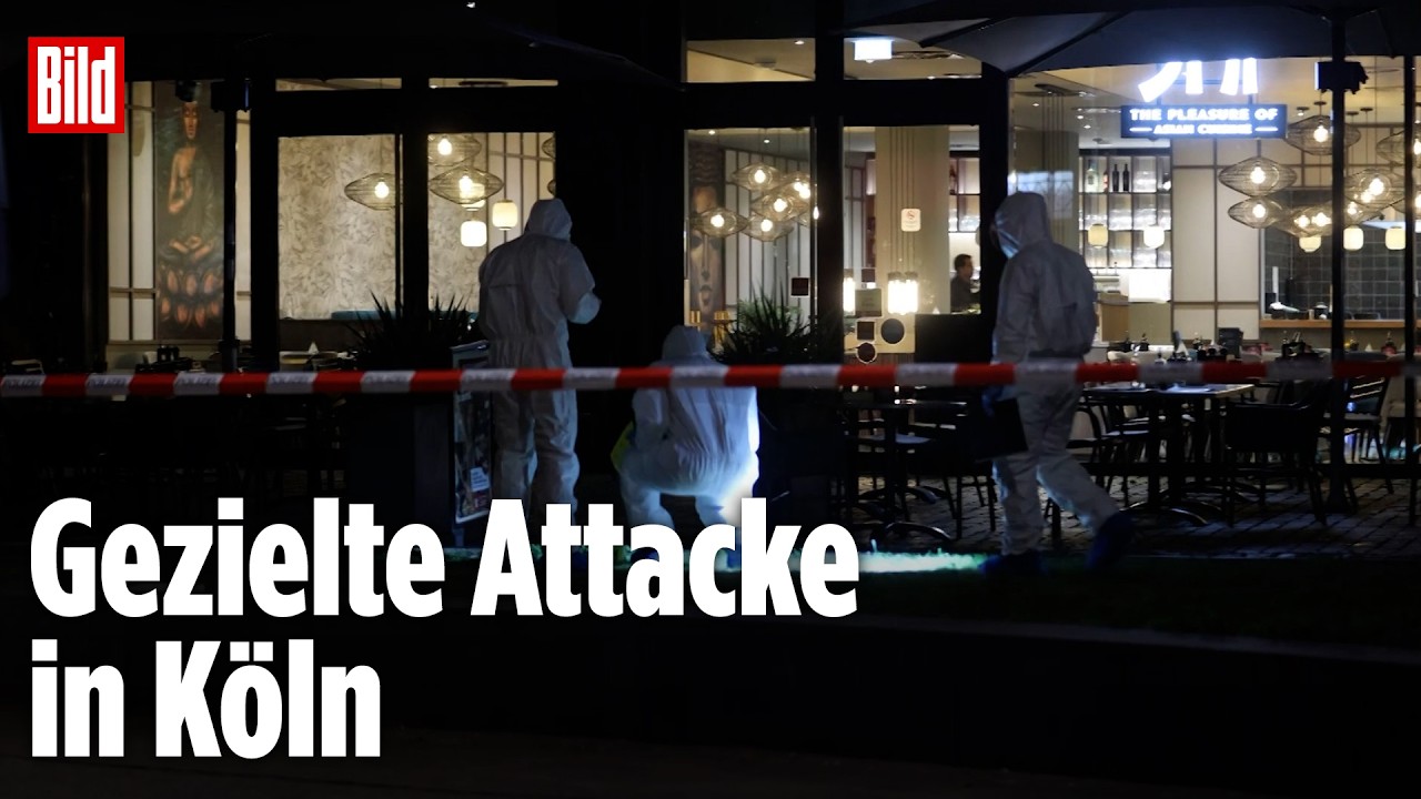 KÖLN: Schüsse vor Restaurant – Tatverdächtiger festgenommen