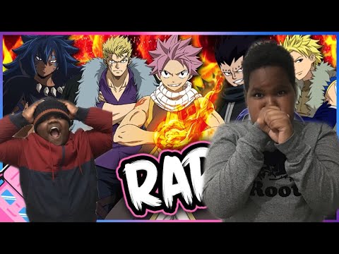 Fairy Tail Dragon Slayer Rap Cypher | GameboyJones x Connor Quest, NLJ, DizzyEight & more REACTION