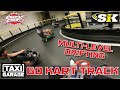 Crazy Cart Drifting Multi Level Go Kart Track At SIK Daytona TAXI GARAGE SENDIT WITH US
