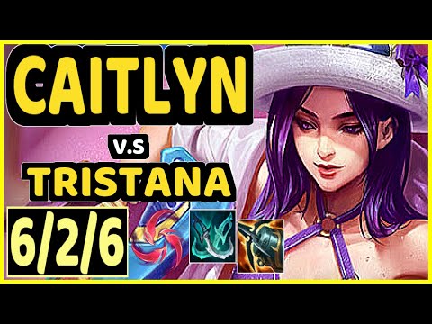 CAITLYN vs TRISTANA - 6/2/6 KDA BOTTOM ADC CHALLENGER GAMEPLAY - EUW