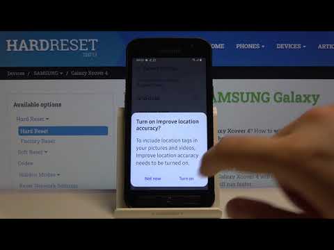 How to Activate Camera Location Tags in SAMSUNG Galaxy Xcover 4 – Location Settings