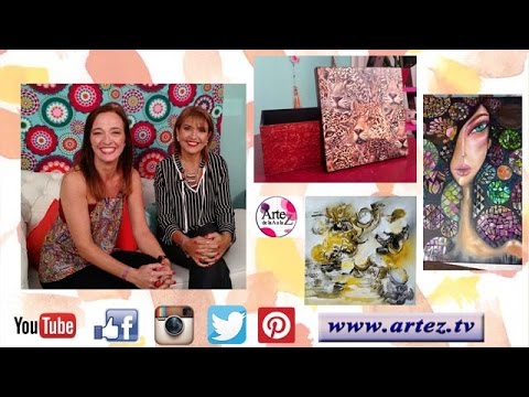 Programa 02 ArteZ TV 30-3-17 Óleo-Venecitas personalizadas-Decoupage-Eniarte