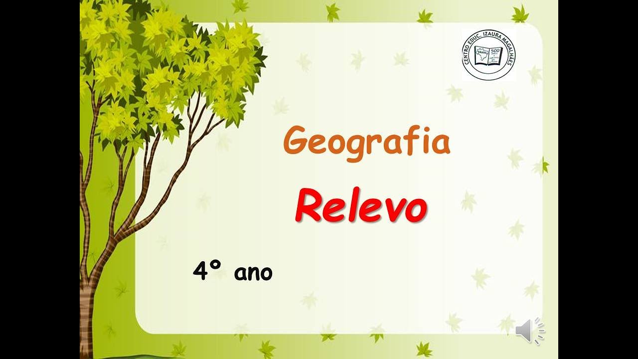Geografia - Relevos do Brasil / 4º ano