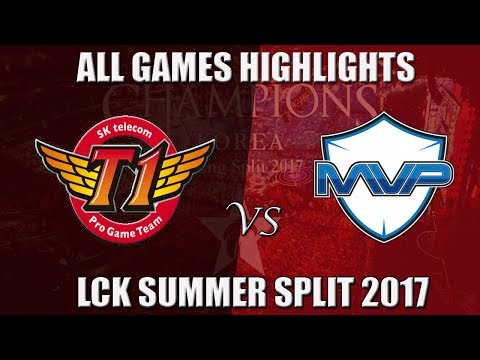 SKT T1 vs MVP Highlights ALL GAMES | LCK Week 5 Summer 2017