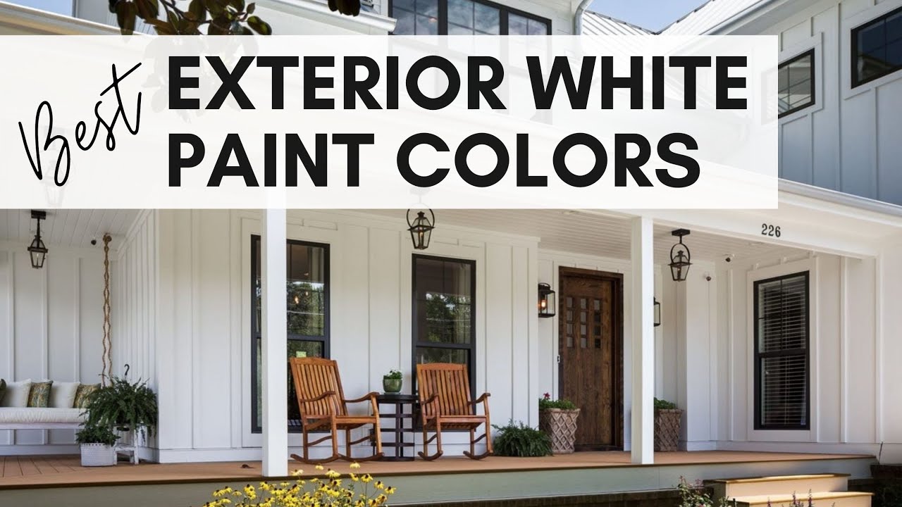 The Best White Paint Colors for Exteriors