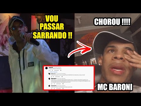 MC BARONI SOFRE HATER E CHORA (vou passar sarrando)