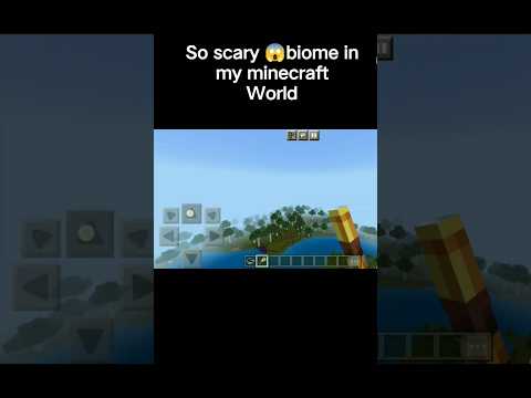 So Scary | 😱 | Biome In My Minecraft World #minecraft#shorts#viral#trending#bts#herobrine #scary