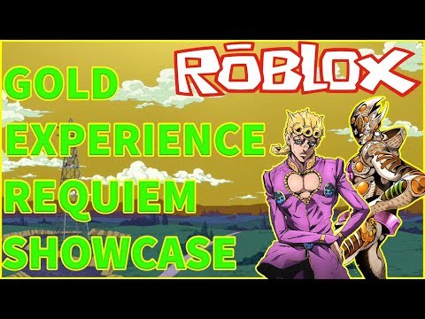 ROBLOX //JOJO'S PECULIAR ESCAPADE! //SHOWCASE СТЕНДА GOLD EXPERIENCE REQUIEM! //ОБЗОР СТЕНДА!