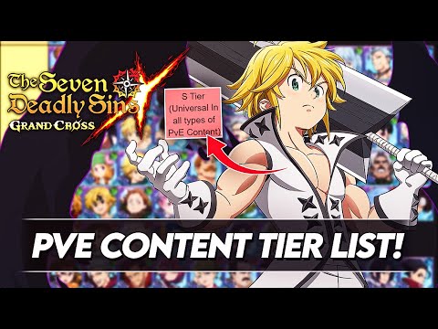 Ranking Every SSR Unit *ALL PVE CONTENT* In Grand Cross! (Tier List) 7DS Grand Cross