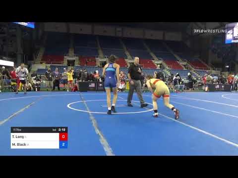 117 Lbs Round Of 32 - Taylin Long, Illinois Vs Madeline Black, Iowa E307