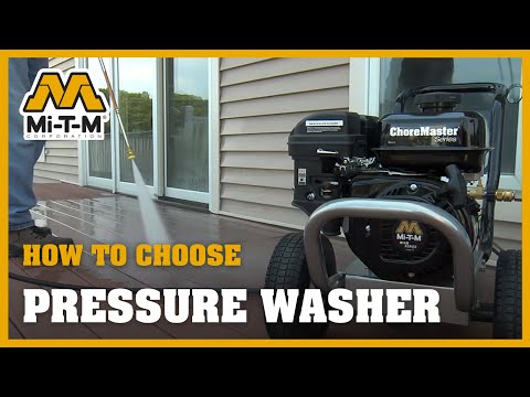 The Right Pressure Washer for Every Job