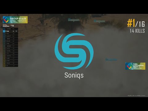 Soniqs TGLTN, Shrimzy, Hwinn & M1me - PUBG Continental Series 3 - Week 1 Match 5