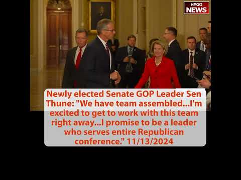 Sen Thune on recess appointment & Trump's cabinet picks: everything we can quickly, implement agenda