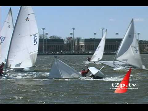 Crash and Burn Week #1:  8-boat Laser collision