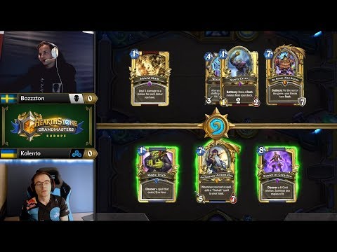 Bozzzton vs Kolento | Hearthstone Grandmasters Europe Week 1 Day 1 | GAME 2