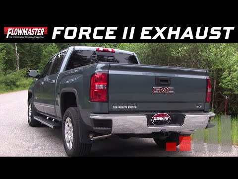 2014-19* GM Silverado/Sierra 1500 4.3L, 5.3L - Force II Cat-back Exhaust System 817666