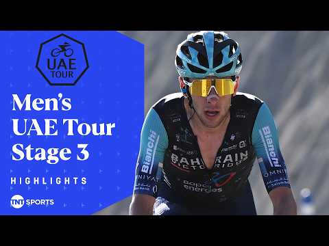 WHAT A WIN! 💪 | Men's UAE Tour Stage 3 Race Highlights | TNT Sports Cycling