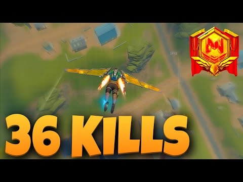 SOLO VS SQUAD 36 KILLS LEGENDARY RANK GAMEPLAY