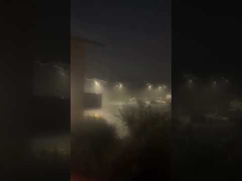 Il temporale a Collesalvetti