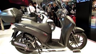 2014 Honda SH125i ABS Scooter Walkaround - 2013 EICMA Milan Motorcycle Exibition
