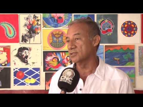 Exhibición, trabajos elaborados por estudiantes de la I E  Manuel A  Sanclemente