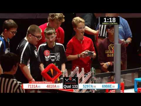 2015 VRC-MS Spir Q133 -  (7131A 5297A) 18-Spirit Div-VRC Middle School-VEX Worlds 2015
