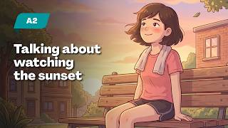 Watching the Sunset  | Easy English Conversation for Beginners