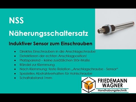 NSS Näherungsschaltersatz und Anschlagschraube ASL