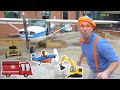 Blippi at the Children's Museum to see Vehicles for Kids | Transportation Song