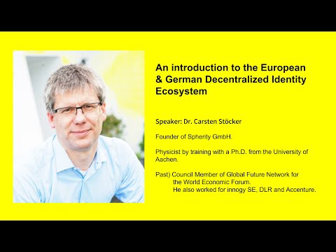 , title : 'An introduction to the European & German Decentralized Identity Ecosystem'