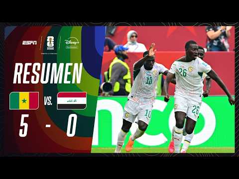 Resumen Senegal vs Irak