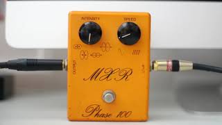 Video thumbnail for Vintage MXR Phase 100 demo by Adam Edgemont