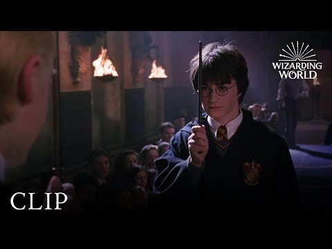 Wizard Duel: Draco Malfoy vs Harry Potter | Harry Potter and the Chamber of Secrets