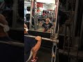 Smith machine sissy squats