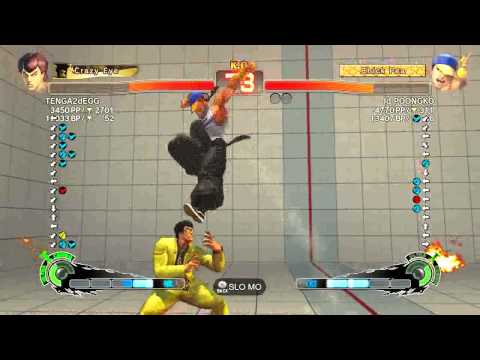 SSF4 2012 Fei Long (TENGA2dEGG) vs Yun (Poongko) Japanese Ranked Match
