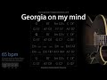 Georgia On My Mind : Backing Track