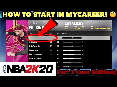 NBA 2K20 | *UPDATED* HOW TO BECOME A STARTER IN MYCAREER FAST! |  How To Start In MyCareer (Part 3)