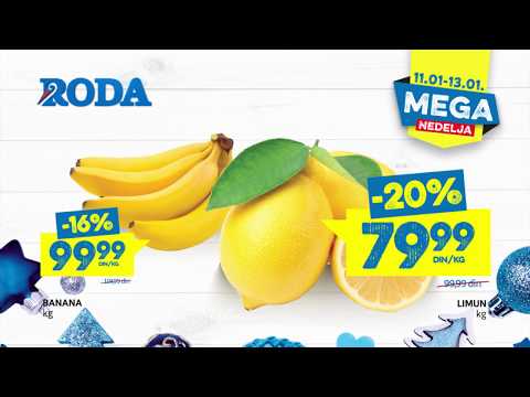 Roda I Mega nedelja 11.01 - 17.01.2019.