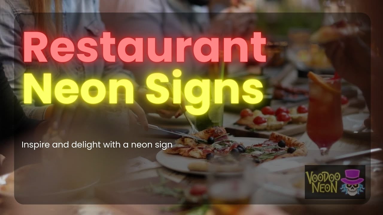 Restaurant Neon Signs - Decor & Lighting