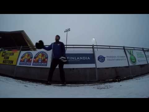Bandy goalkeeper - Training before ice